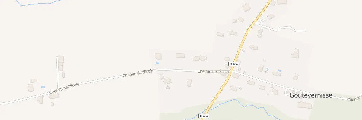 Plan du 5003F Che de l’Ecole à Goutevernisse
