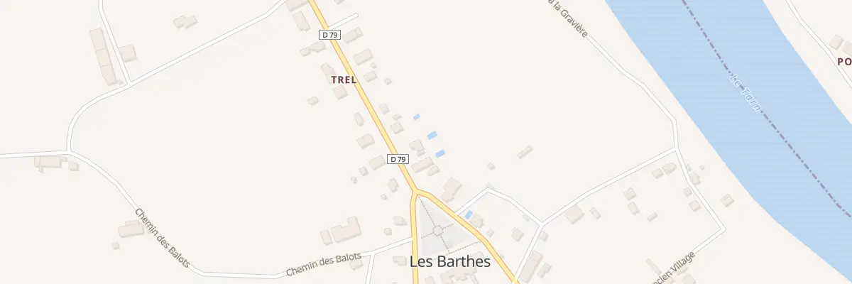 Plan du 52 Rue Les Champs Elysees aux Barthes