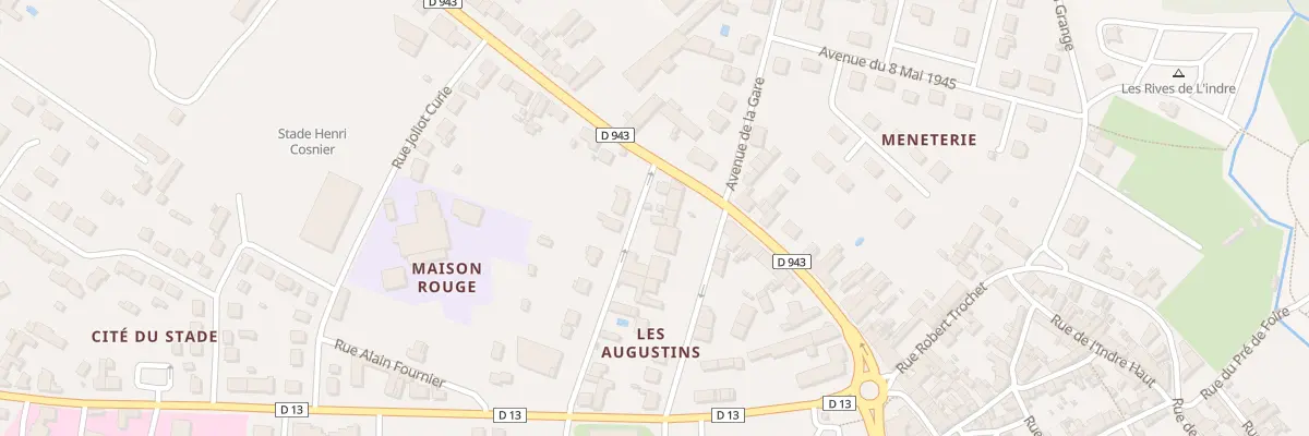 Plan du 1B Rue Penas à Châtillon-sur-Indre