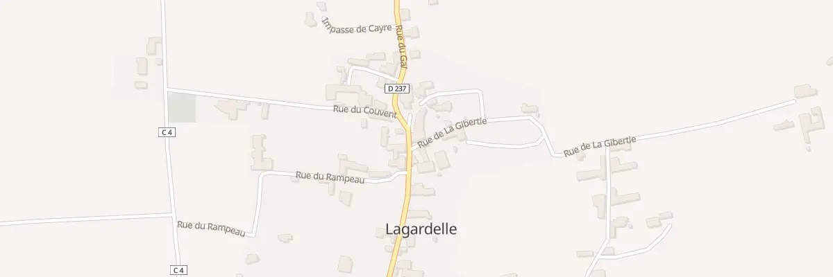 Plan du 5056 Lagardelle à Lagardelle