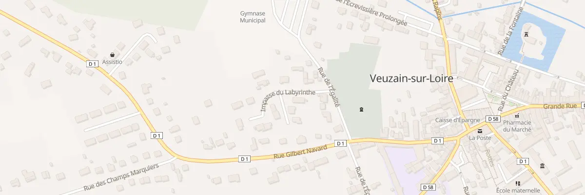 Plan du 2 Imp du Labyrinthe à Veuzain-sur-Loire