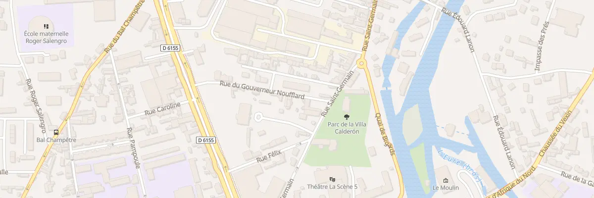 Plan du 4 Rue du Gouverneur Noufflard à Louviers
