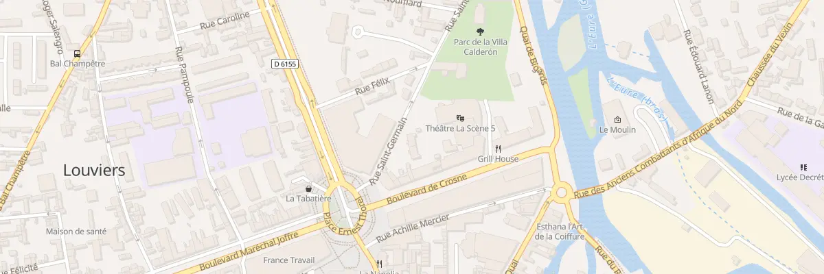 Plan du 6 Rue Saint Germain à Louviers