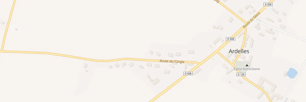 Plan du 9 Rte de l’Ongle à Ardelles