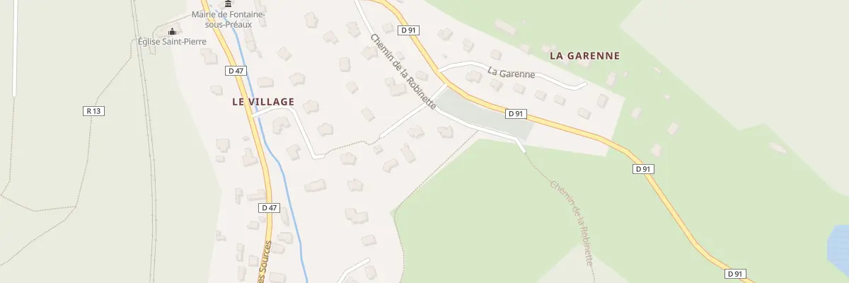 Plan du 73 Che de la Robinette à Fontaine-sous-Préaux