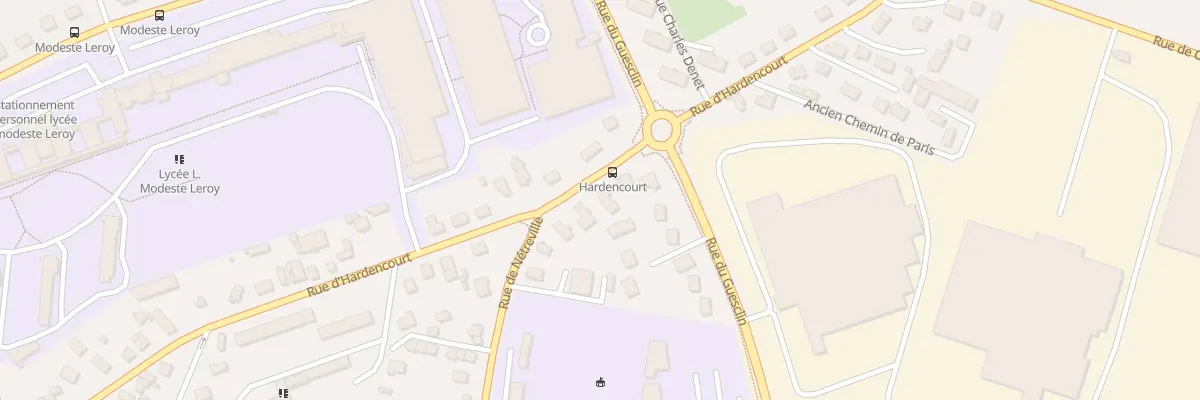 Plan du 46D Rue d’Hardencourt à Évreux
