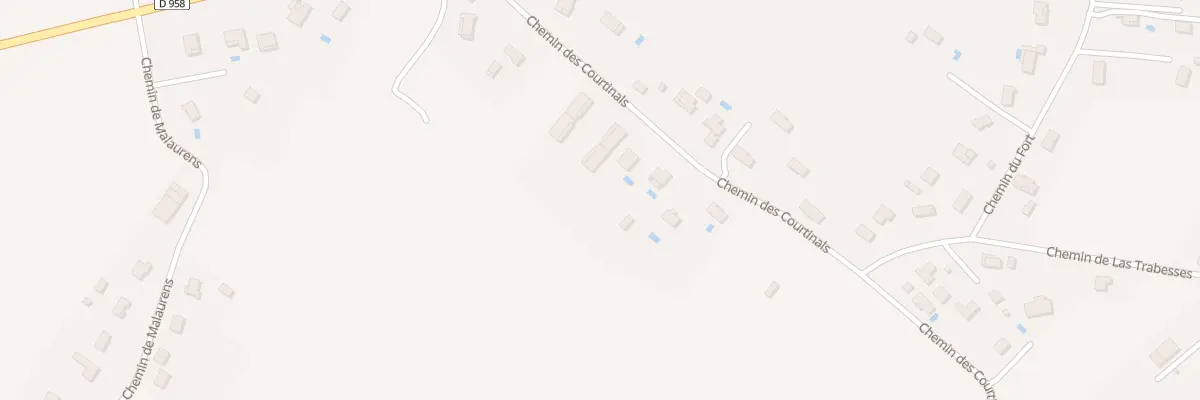 Plan du 246 Che des Courtinals à Castelsarrasin