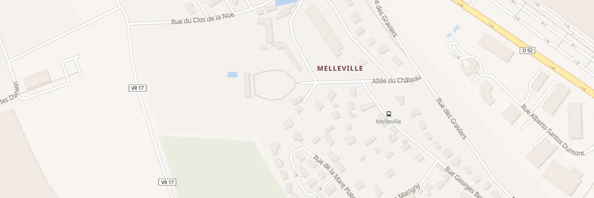 Plan du 4 All du Château à Guichainville