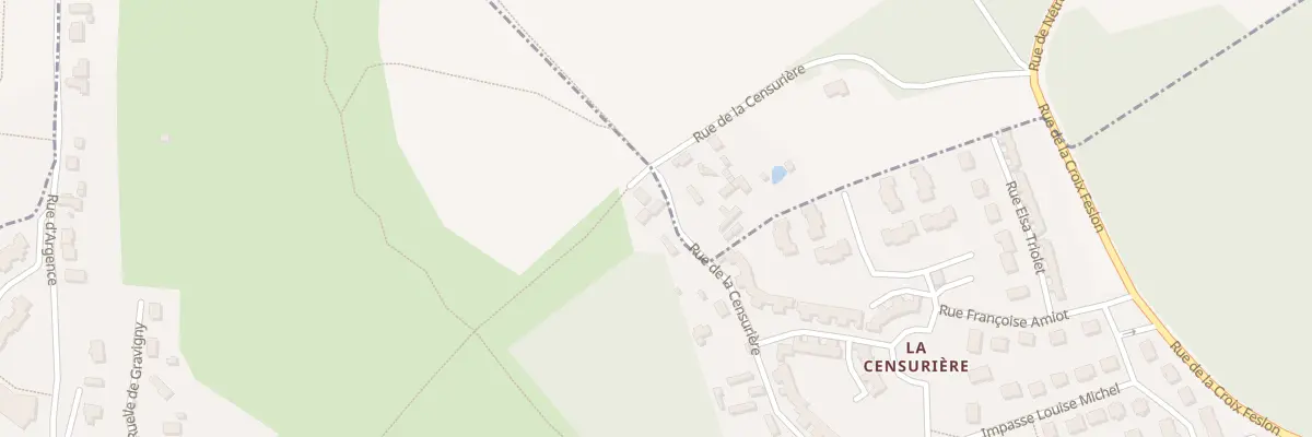 Plan du 27 Rue de la Censuriere au Bec-Hellouin