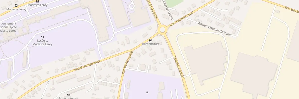 Plan du 46C Rue d’Hardencourt à Évreux
