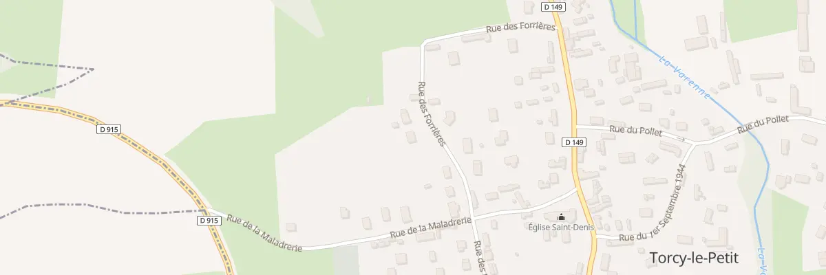 Plan du 73 Rue des Forrieres à Torcy-le-Petit