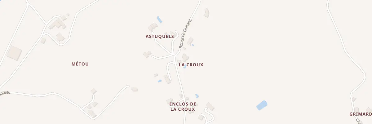 Plan du 384 Rte de Guitard à Sainte-Juliette