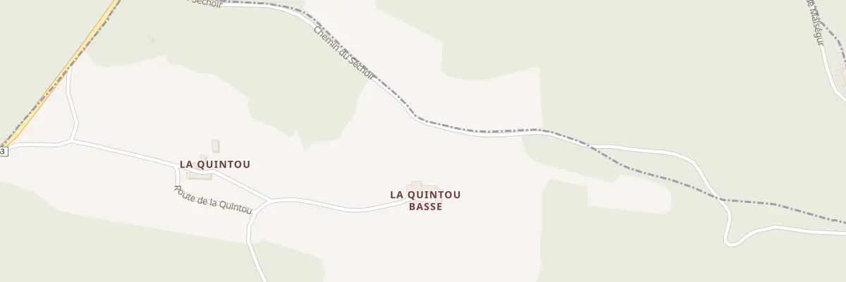 Plan du 5817F La Quintou à Montcléra