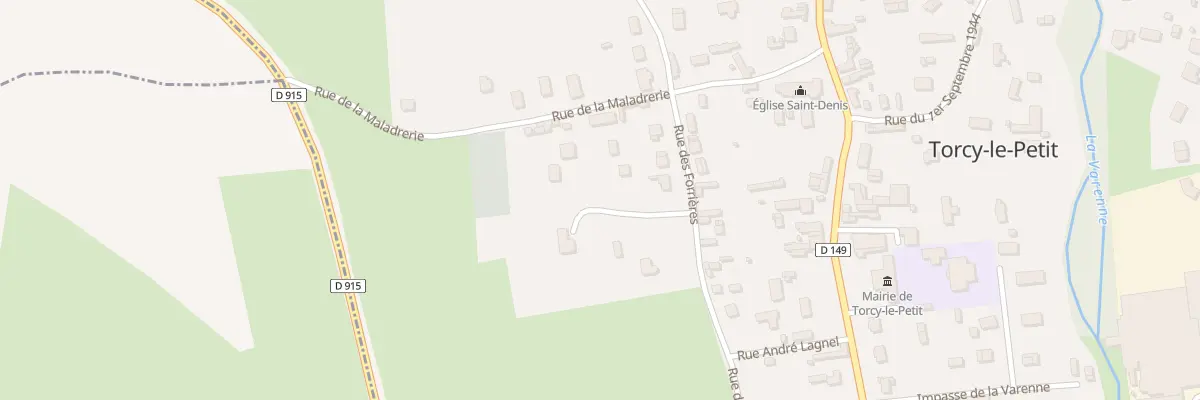 Plan du 57 Rue des Forrieres à Torcy-le-Petit