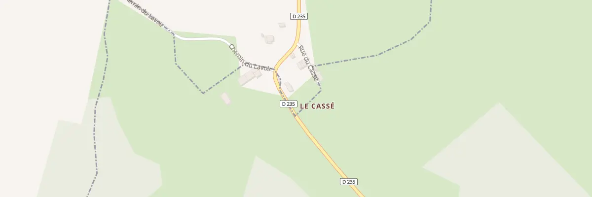 Plan du 131 Le Casse à Montardit