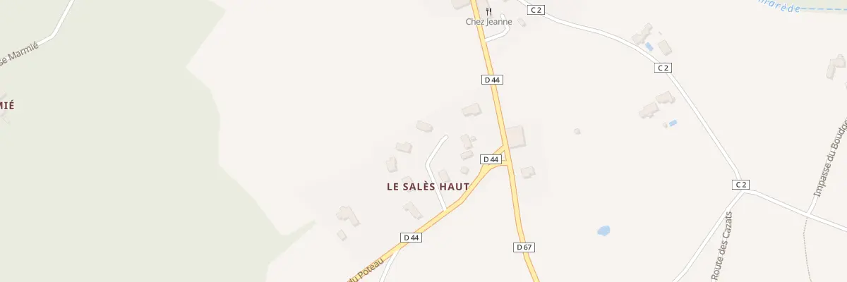 Plan du 5084 Les Sales Haut à Pomarède