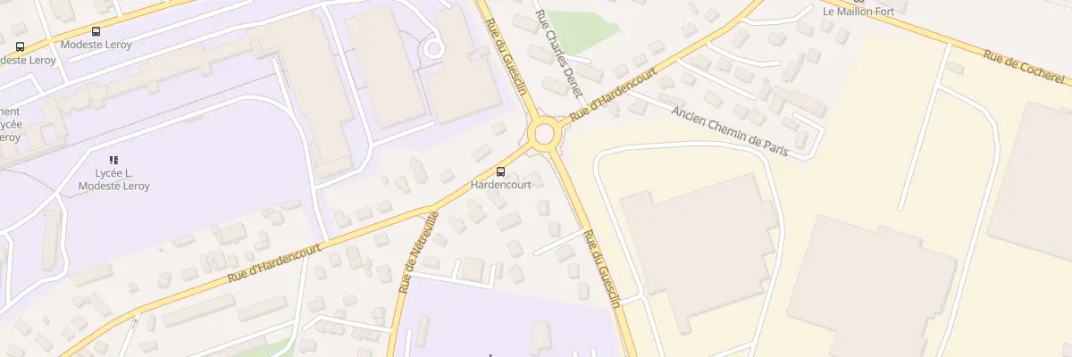 Plan du 50 Rue d’Hardencourt à Évreux