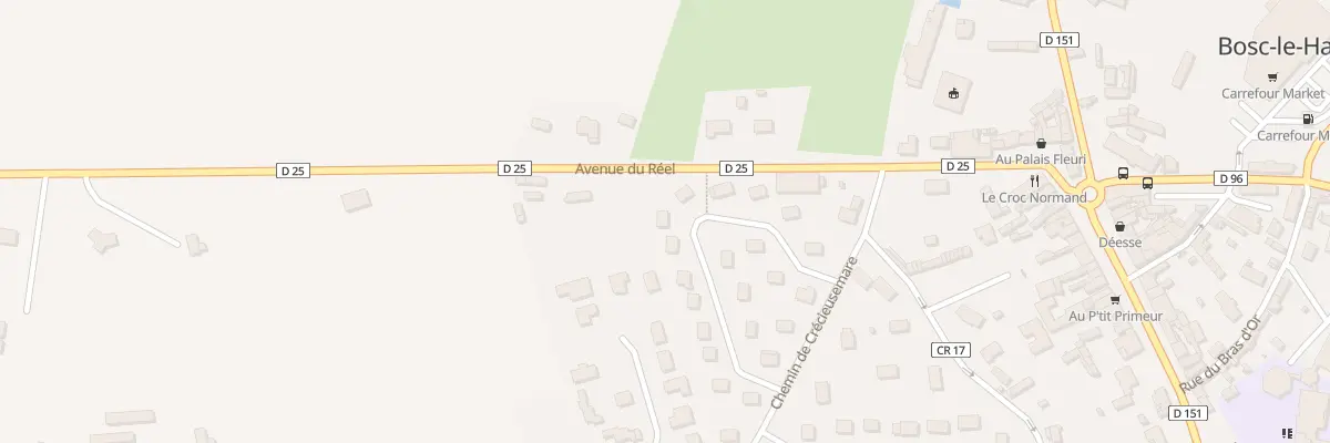 Plan du 130 Rue de Boniface à Bosc-le-Hard