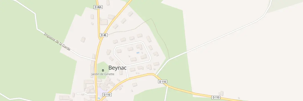 Plan du 6 Lot Le Bois Charmant à Beynac