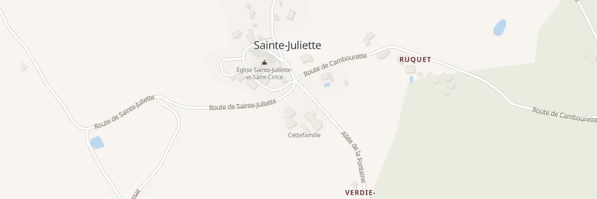 Plan du 5074 Sainte-Juliette à Sainte-Juliette