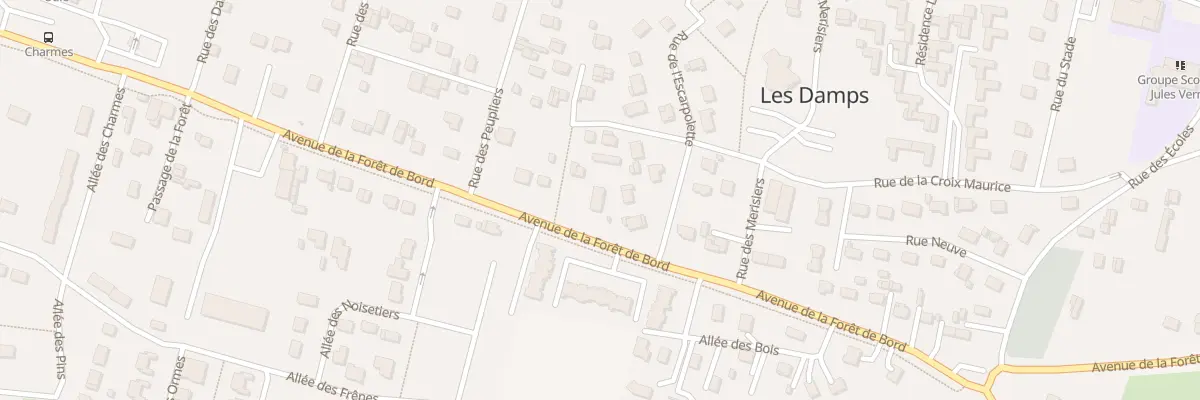 Plan du 41 Av Foret de Bord aux Damps