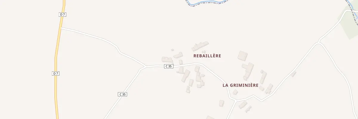 Plan du 3 Rebaillere à Lussac-les-Églises