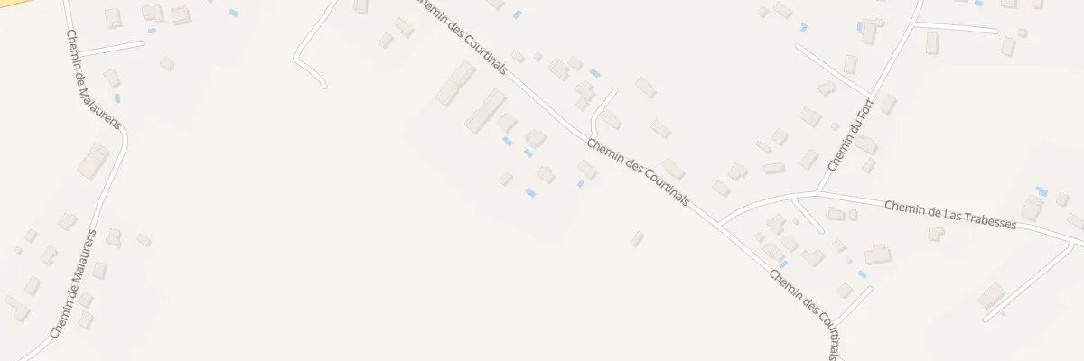 Plan du 290 Che des Courtinals à Castelsarrasin