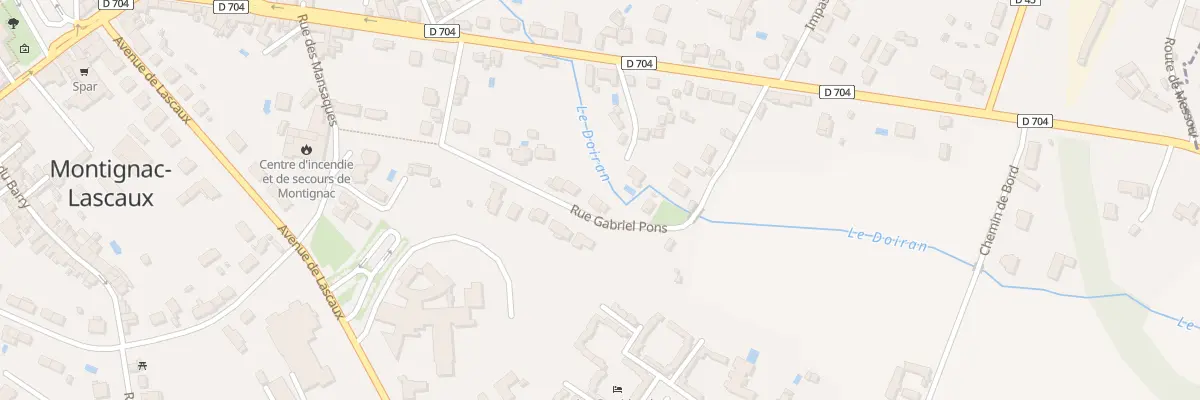 Plan du 13 Rue Gabriel Ponce à Montignac-Lascaux