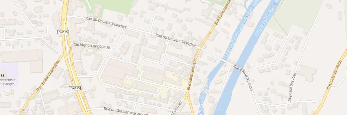 Plan du 51A Rue Saint Germain à Louviers