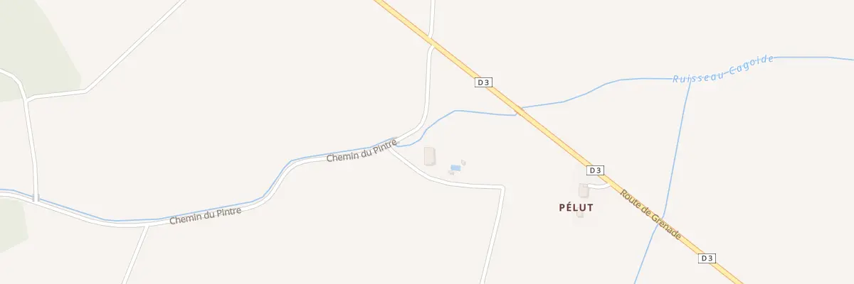 Plan du 129 Pintre à Savenès