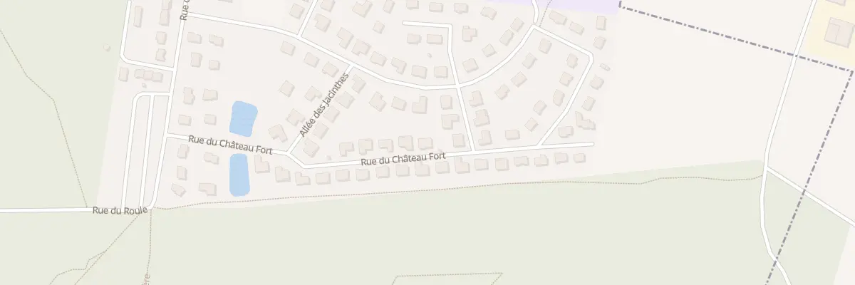 Plan du 13 Rue du Château Fort à Darnétal