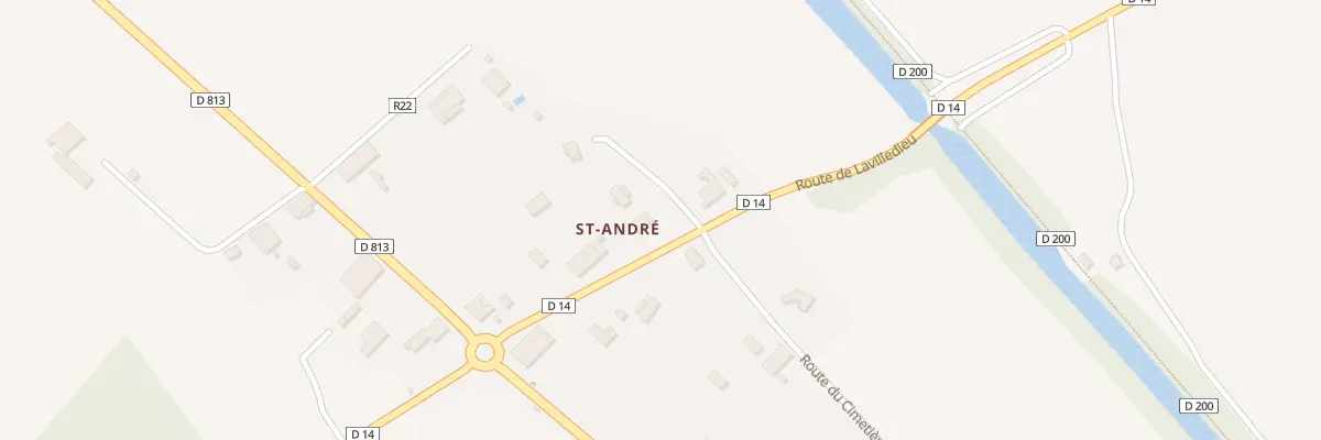 Plan du 157 D 14 de Lavilledieu à Saint-Porquier