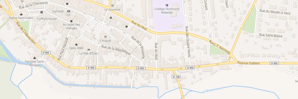 Plan du 23 Rue de la Bouverie à Brou