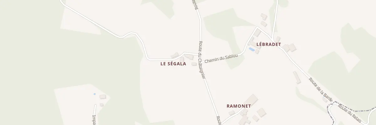 Plan du 5000 Le Segalat à Campagnac-lès-Quercy