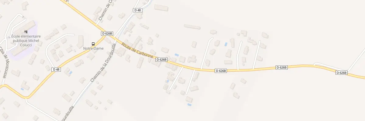 Plan du 27 Rte de Carbonne à Lafitte-Vigordane