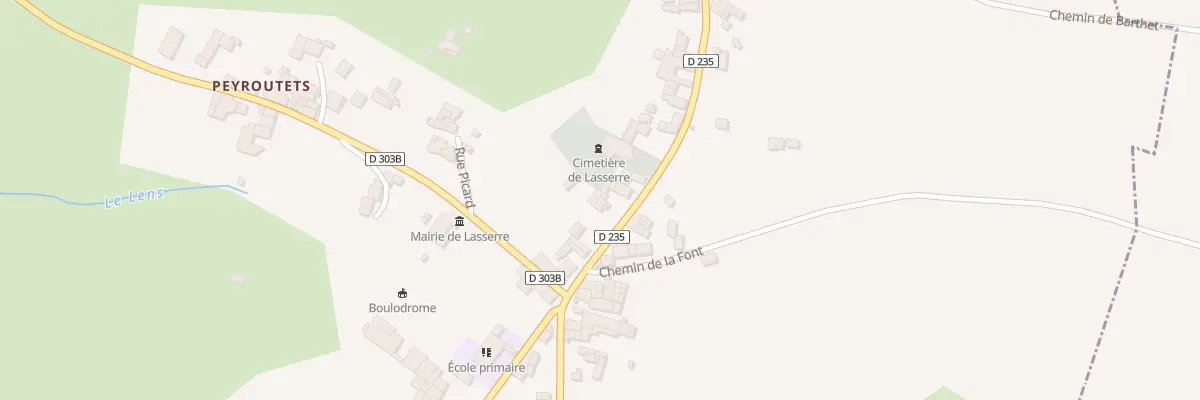 Plan du 5057 Rte Principale à Lasserre