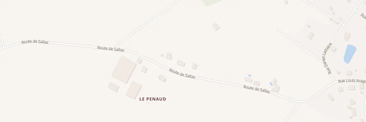 Plan du 12 Rte de Sallas à Nexon