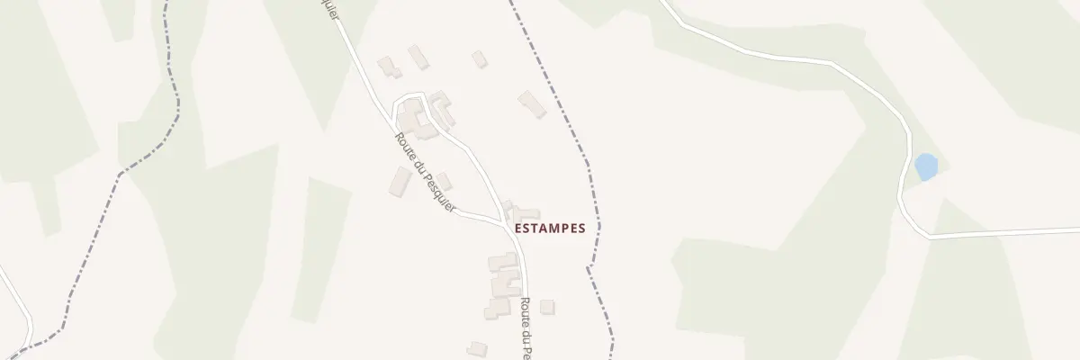 Plan du 1375 Rte du Pesquier à Tamniès
