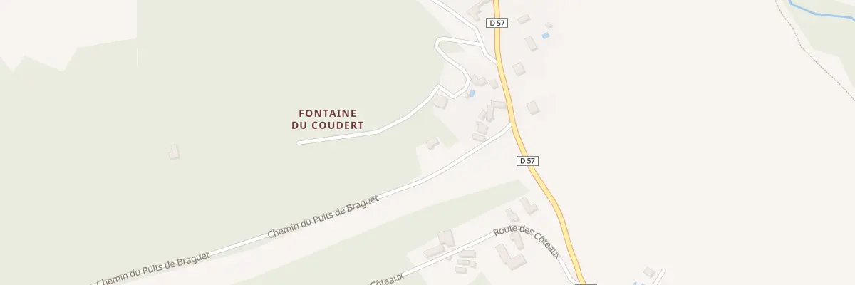 Plan du 450 Fontaine du Coudert à Saint-Cybranet