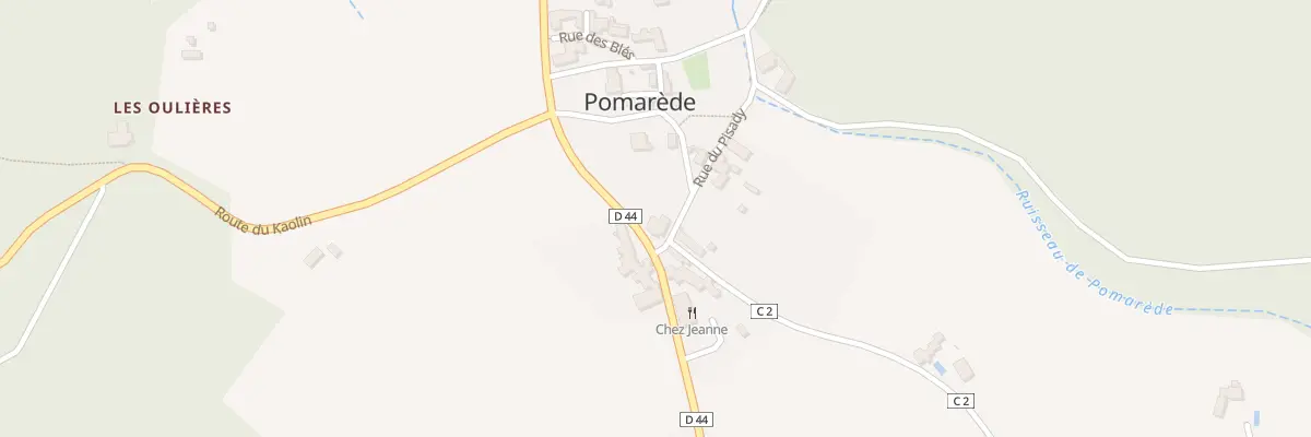 Plan du 5192F Pomarede à Pomarède