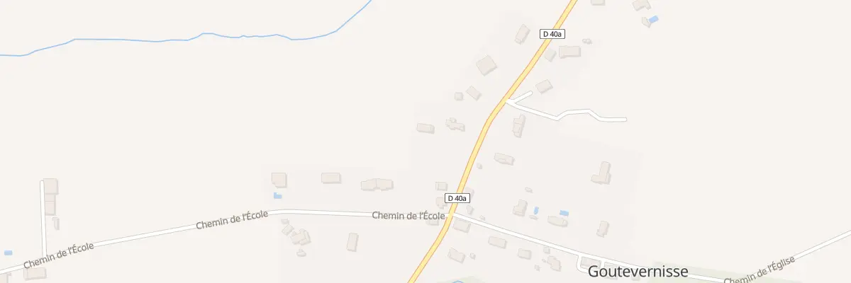 Plan du 5001F Che de l’Ecole à Goutevernisse