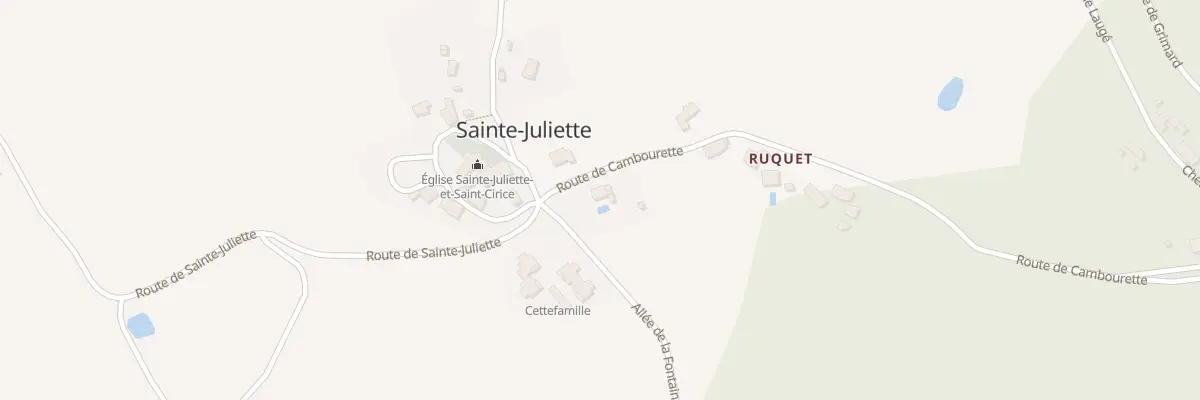 Plan du 5056 Templade à Sainte-Juliette