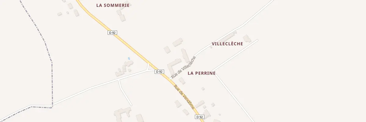 Plan du 1 Rue de Villecleche à Faye