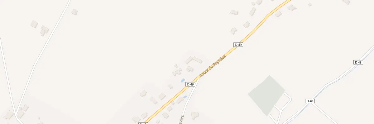Plan du 7 Clavère à Lafitte-Vigordane