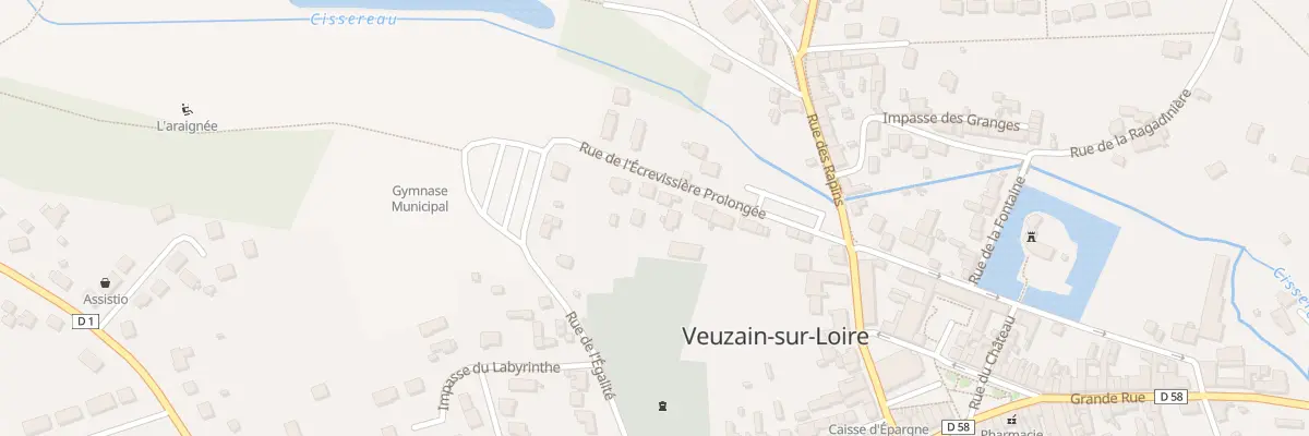Plan du 10 Rue de l’Ecrevissiere Prolonge à Veuzain-sur-Loire