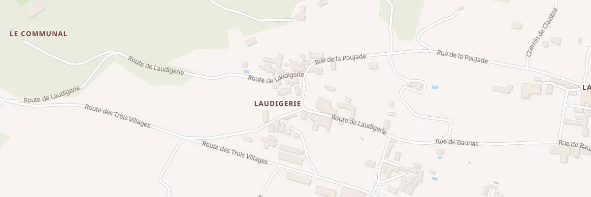 Plan du 187 Rue de Laudigerie à Aubas