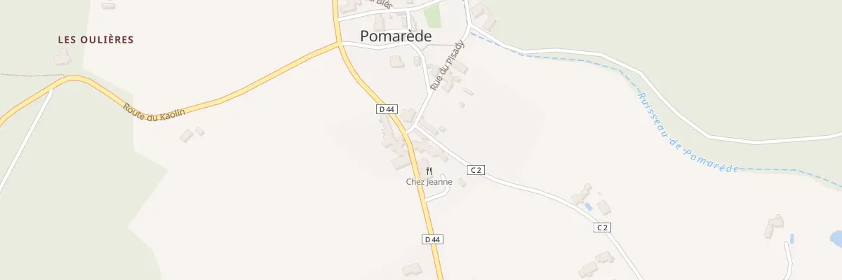 Plan du 1121 Rte la Pomarèdoise à Pomarède