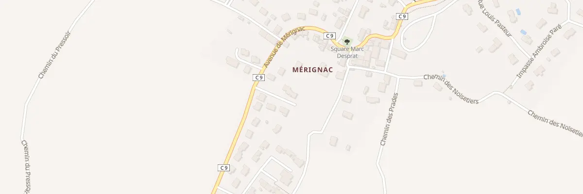 Plan du 392A Av de Mérignac à Isle