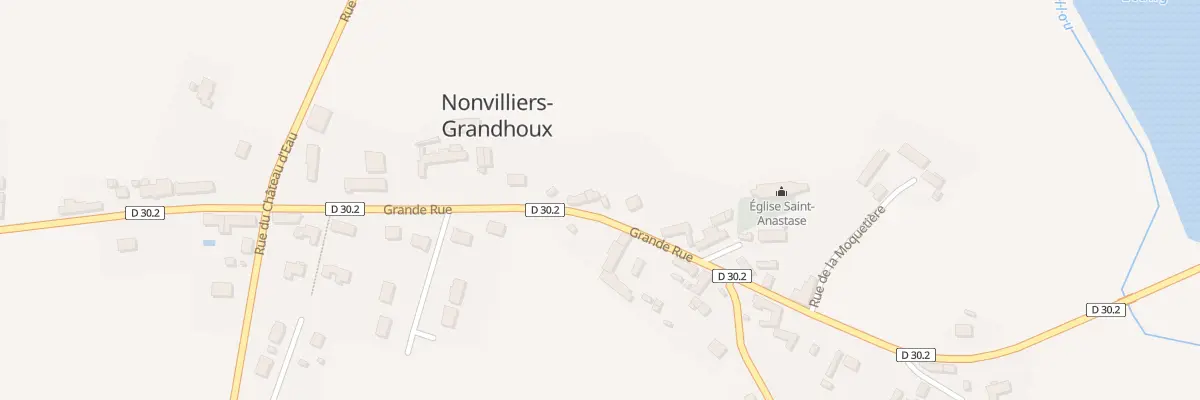Plan du 14 Gr Grande Rue à Nonvilliers-Grandhoux