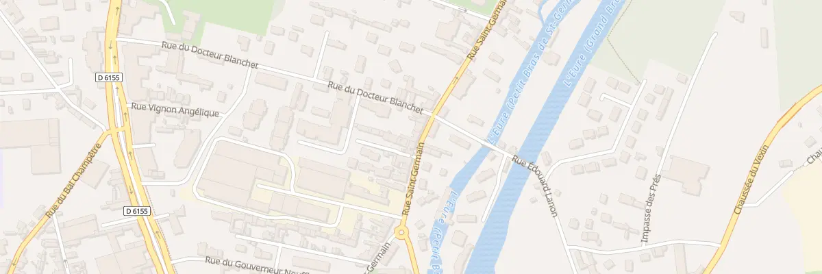 Plan du 57 Rue Saint Germain à Louviers